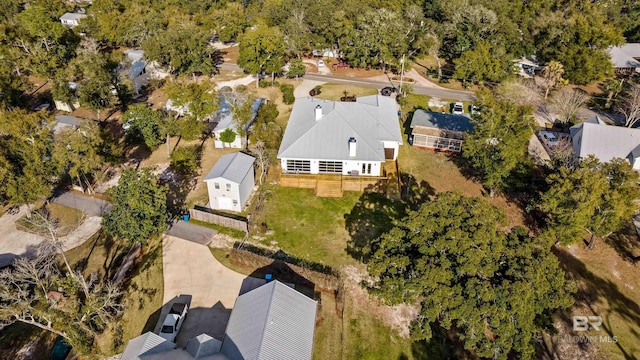 drone / aerial view featuring a residential view