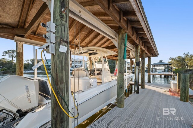 30471 Harbour Dr, Orange Beach, AL 36561 - view of dock with boat lift