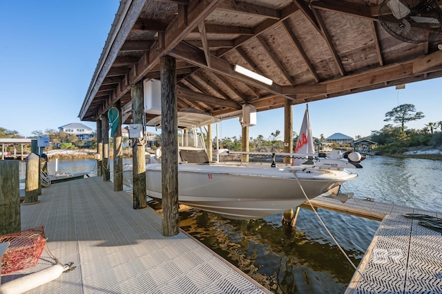 30471 Harbour Dr, Orange Beach, AL 36561 - dock area with a water view and boat lift
