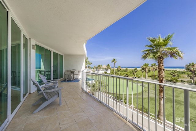 28105 Perdido Beach Blvd Unit C-314, Orange Beach, AL 36561 - balcony featuring a water view