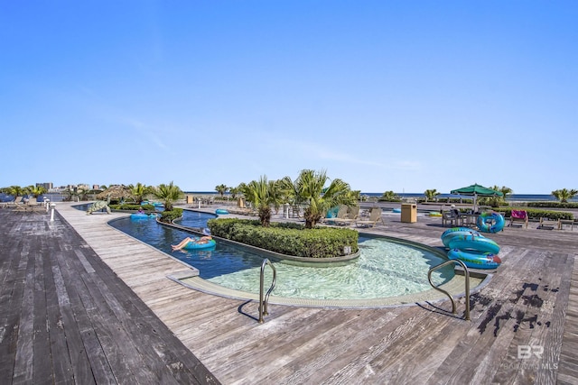 28105 Perdido Beach Blvd Unit C-314, Orange Beach, AL 36561 - community pool featuring a deck