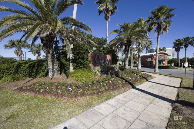 28105 Perdido Beach Blvd Unit C-314, Orange Beach, AL 36561 - community sign with concrete driveway
