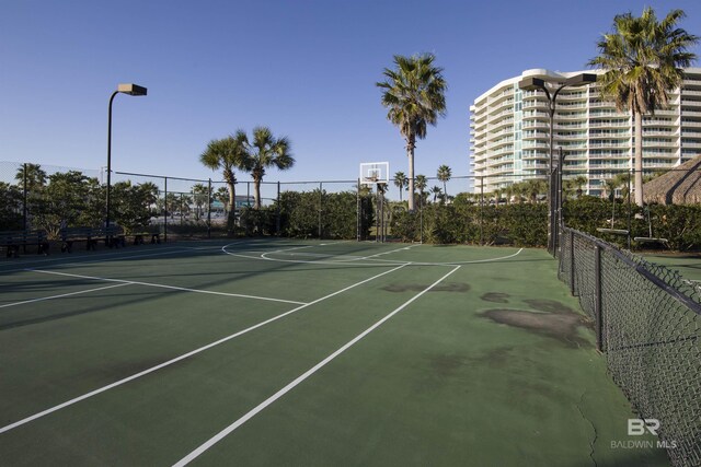 28105 Perdido Beach Blvd Unit C-314, Orange Beach, AL 36561 - view of sport court featuring fence and community basketball court