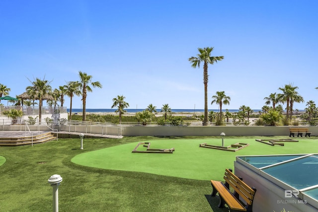 28105 Perdido Beach Blvd Unit C-314, Orange Beach, AL 36561 - view of property's community featuring a water view and fence