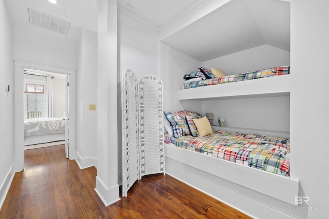 25773 Canal Rd Unit 28, Orange Beach, AL 36561 - bedroom with dark wood-style floors, visible vents, and baseboards
