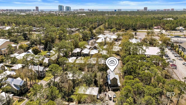 25773 Canal Rd Unit 28, Orange Beach, AL 36561 - drone / aerial view featuring a city view