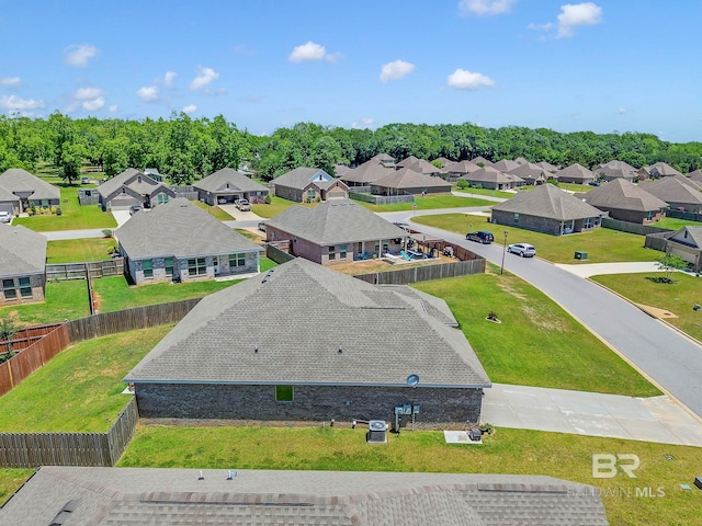 birds eye view of property featuring a residential view