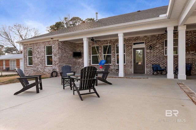 view of patio