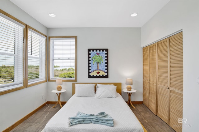 7166 Sharp Reef, Pensacola, FL 32507 - bedroom with a closet and recessed lighting