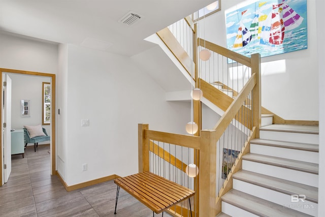 7166 Sharp Reef, Pensacola, FL 32507 - stairs with baseboards