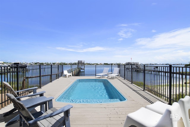 7166 Sharp Reef, Pensacola, FL 32507 - view of pool featuring a deck with water view