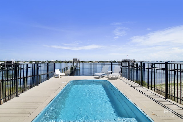 7166 Sharp Reef, Pensacola, FL 32507 - view of swimming pool featuring a water view