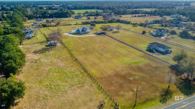 13450 County Road 91, Elberta, AL 36530 - birds eye view of property with a rural view