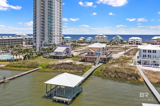 2024 W Beach Blvd, Gulf Shores, AL 36542 - drone / aerial view of a large body of water