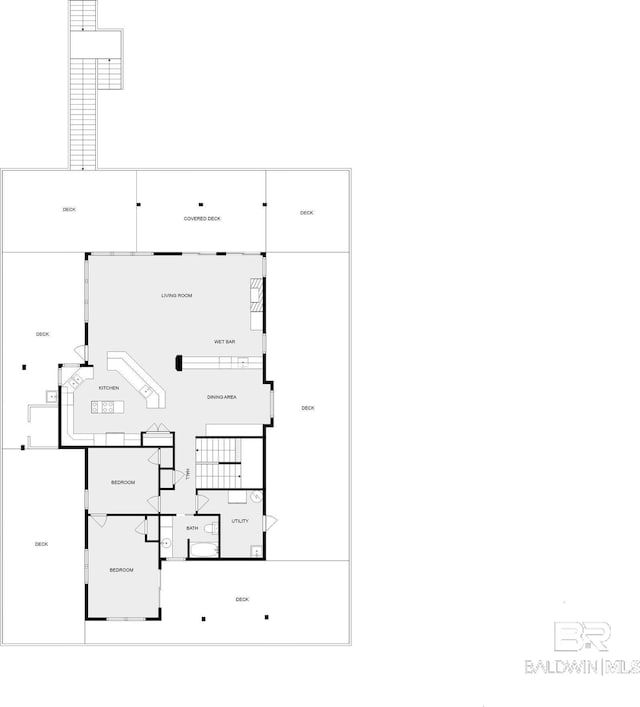 2024 W Beach Blvd, Gulf Shores, AL 36542 - view of floor plan / room layout