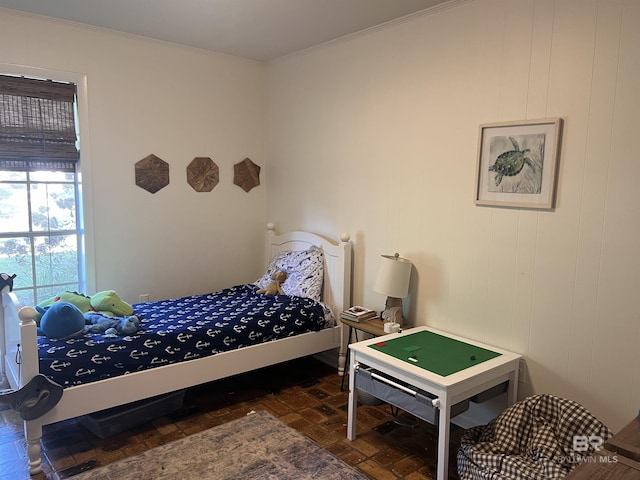 56 Deferriet Ct, Fairhope, AL 36532 - bedroom with brick floors and crown molding
