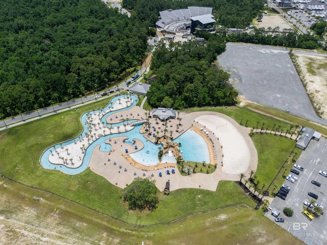 drone / aerial view