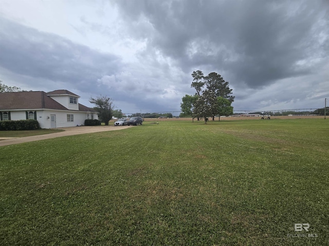 view of yard