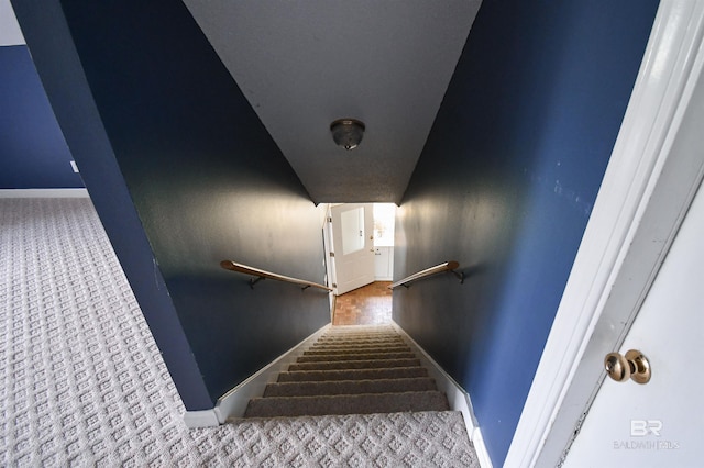 11151 Colvin Ln, Daphne, AL 36526 - staircase with carpet floors and baseboards