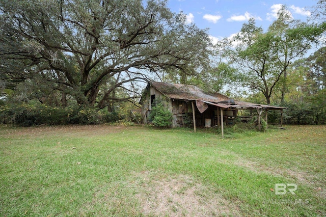 view of yard