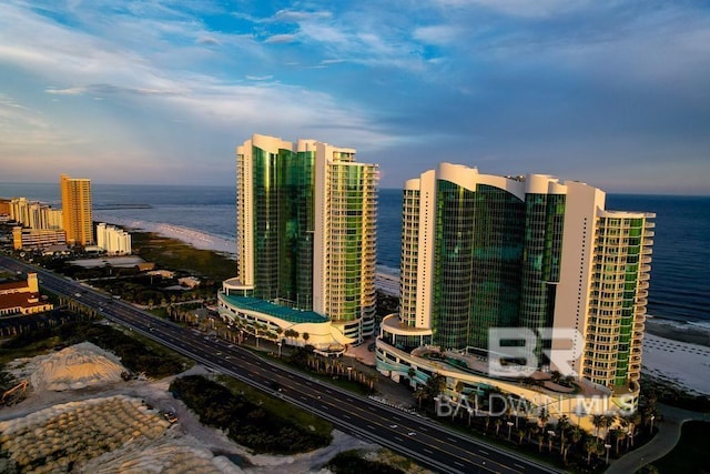 city view featuring a water view