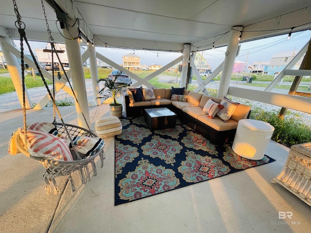 view of patio / terrace with outdoor lounge area