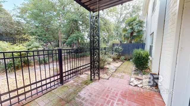 view of patio