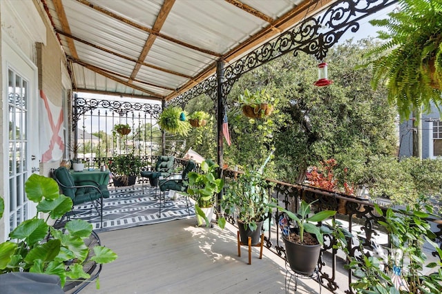 51 N Jackson St Unit A, Mobile, AL 36602 - view of wooden terrace