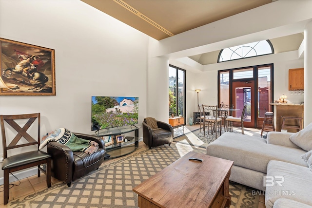 51 N Jackson St Unit A, Mobile, AL 36602 - living area with a high ceiling