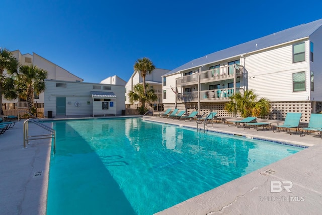 pool featuring a patio