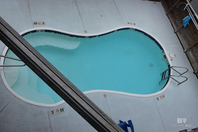 view of pool