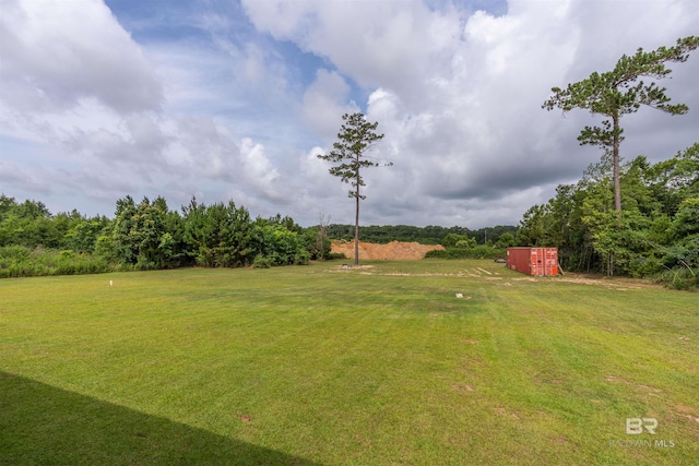 11691 Grantham Rd, Foley, AL 36535 - view of green lawn with an outbuilding