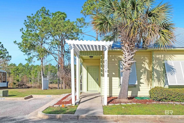 view of front of home