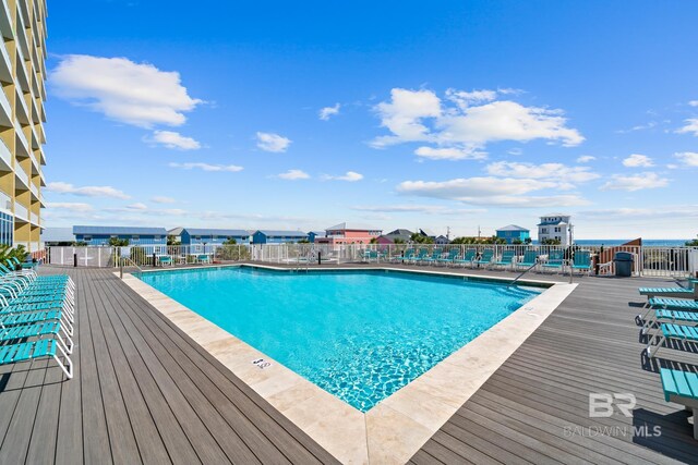 1524 W Beach Blvd Unit 506, Gulf Shores, AL 36542 - view of swimming pool with a deck