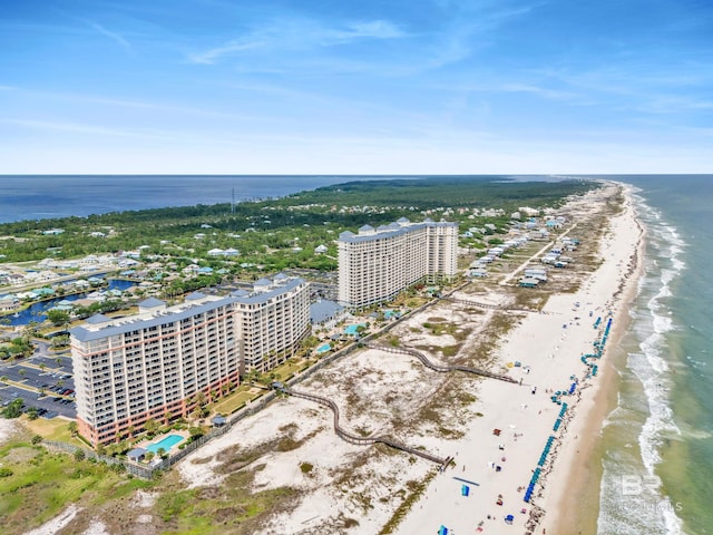 drone / aerial view of expansive beach