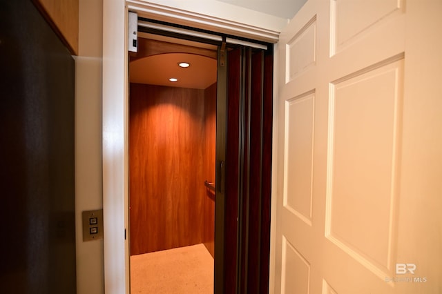 9397 S Bay Rd, Foley, AL 36535 - interior details featuring elevator and recessed lighting