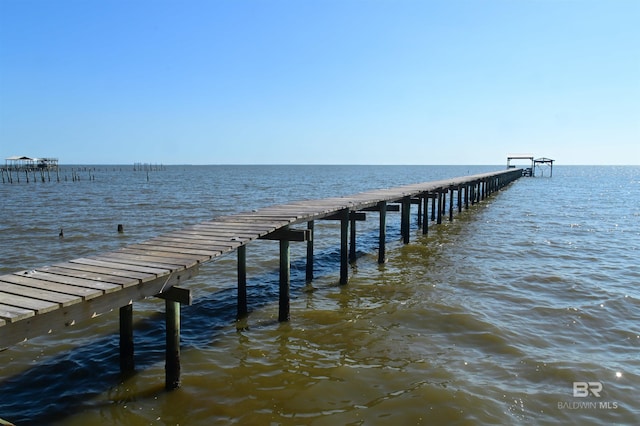 9397 S Bay Rd, Foley, AL 36535 - dock area featuring a water view