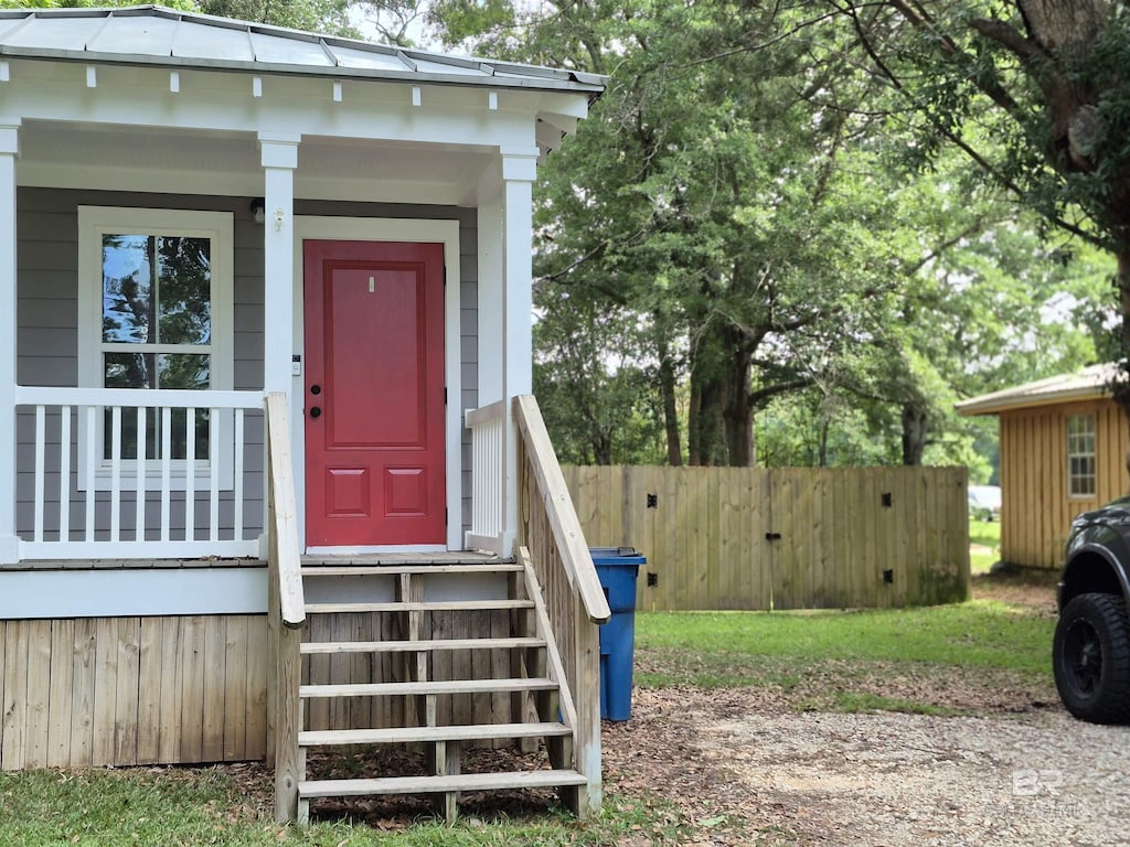 24681 Olive St, Elberta, AL 36530 - view of property entrance