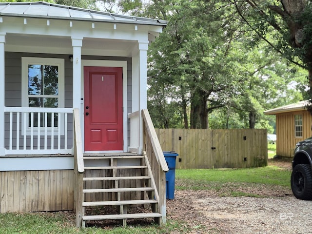 24681 Olive St, Elberta, AL 36530 - view of property entrance