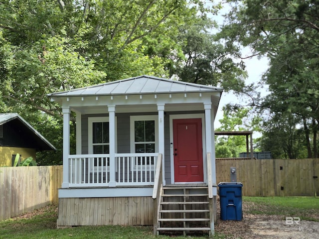 24681 Olive St, Elberta, AL 36530 - view of front of property featuring metal roof and a standing seam roof