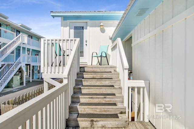 view of exterior entry