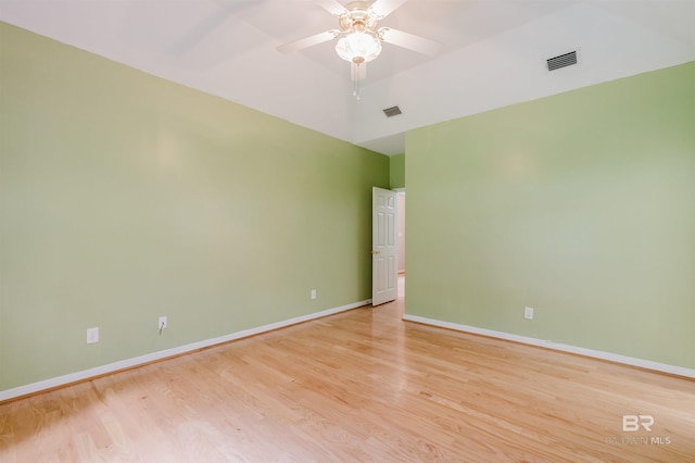 19711 Hunters Loop, Fairhope, AL 36532 - spare room featuring light wood finished floors, baseboards, and a ceiling fan