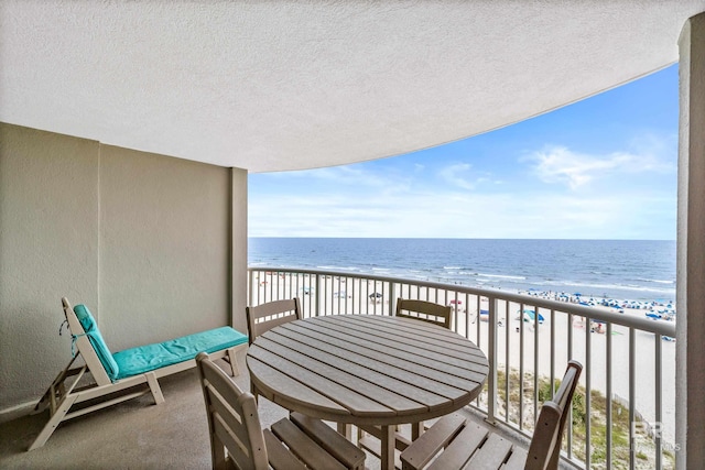 24568 Perdido Beach Blvd Unit 502, Orange Beach, AL 36561 - balcony with view of water and beach