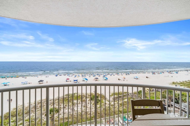 24568 Perdido Beach Blvd Unit 502, Orange Beach, AL 36561 - balcony featuring view of water and beach