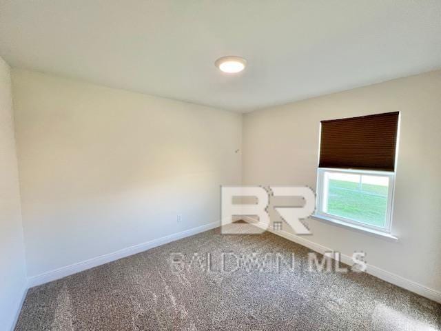 empty room featuring carpet flooring