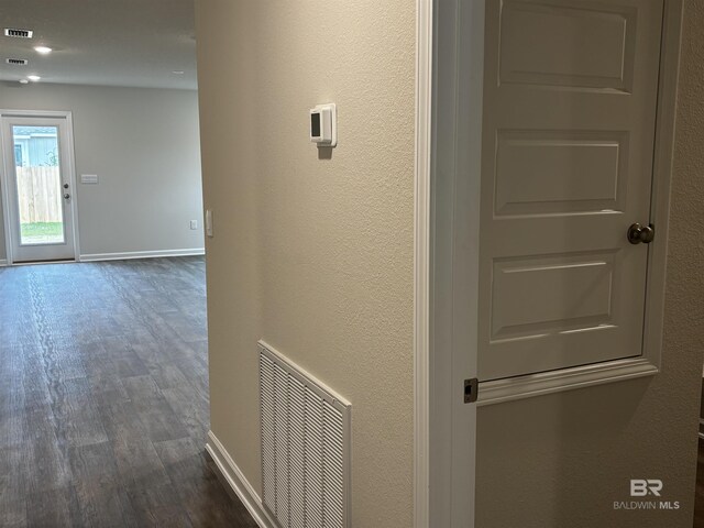 13710 Logan Pl, Foley, AL 36535 - corridor featuring baseboards and dark wood-type flooring