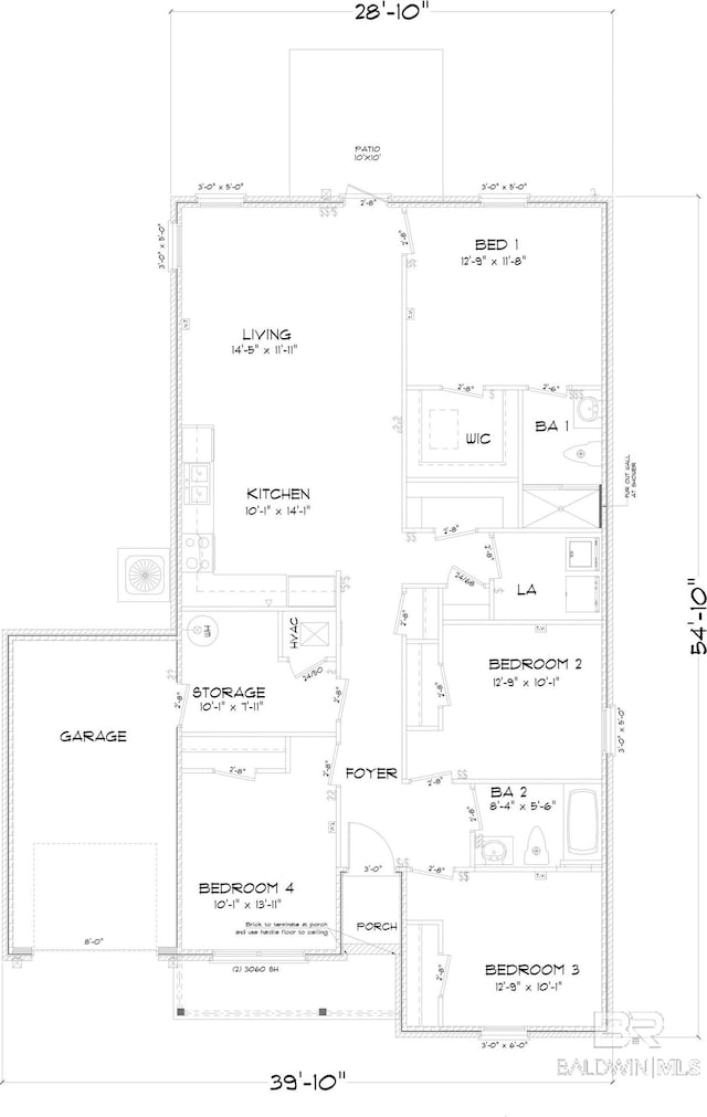 13710 Logan Pl, Foley, AL 36535 - home floor plan
