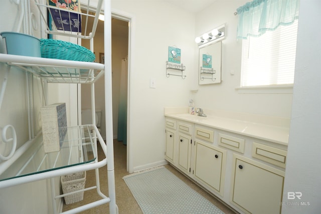 full bathroom featuring vanity
