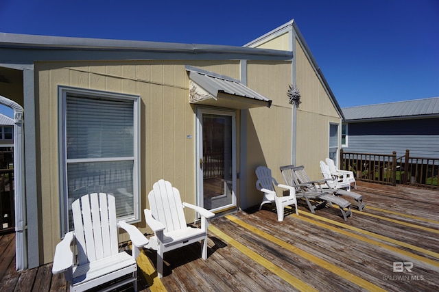 view of deck