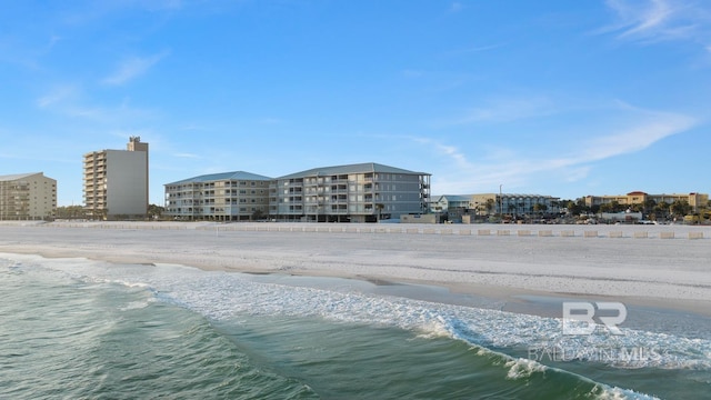 water view with a beach view